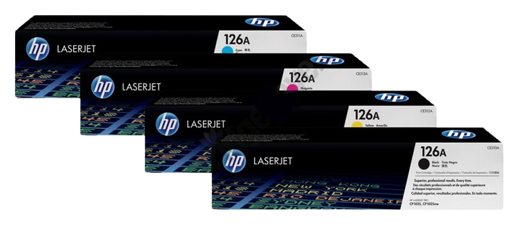 HP CLJ CP1025 Black/ Cyan/  Yellow/ Magenta Print Cartridge