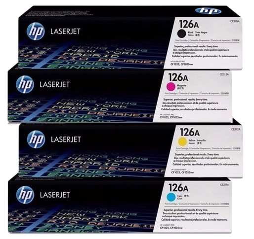 HP CLJ CP1025 Black/ Cyan/  Yellow/ Magenta Print Cartridge