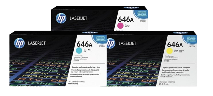 HP Cyan/ Yellow/ Magenta LaserJet Print Cartridge