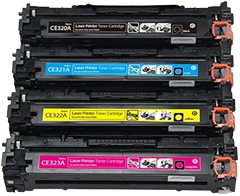 HP LaserJet Pro CP1525/CM1415 Blk/ Cyn/  Ylw/ Mgnt Crtg