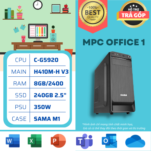 MPC - OFFICE 1 (H410-H V3/G5920/8GB/240GB/350W)