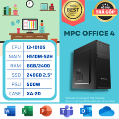 MPC - OFFICE 4 (H510M-S2H/I3-10105/8GB/240GB/500W)