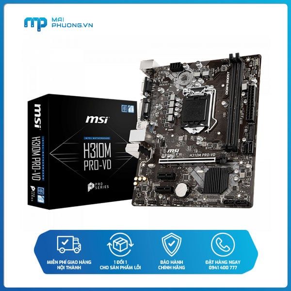 Bo mạch chủ MSI H310M PRO-VD