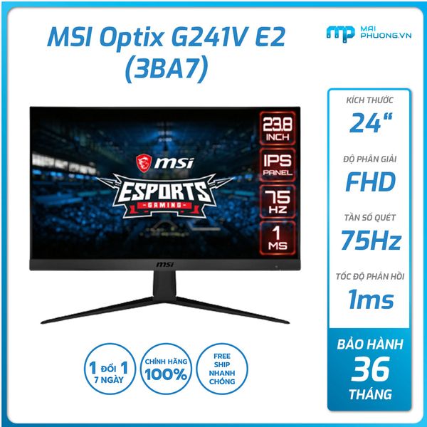 Màn hình Gaming MSI Optix G241V E2 (24
