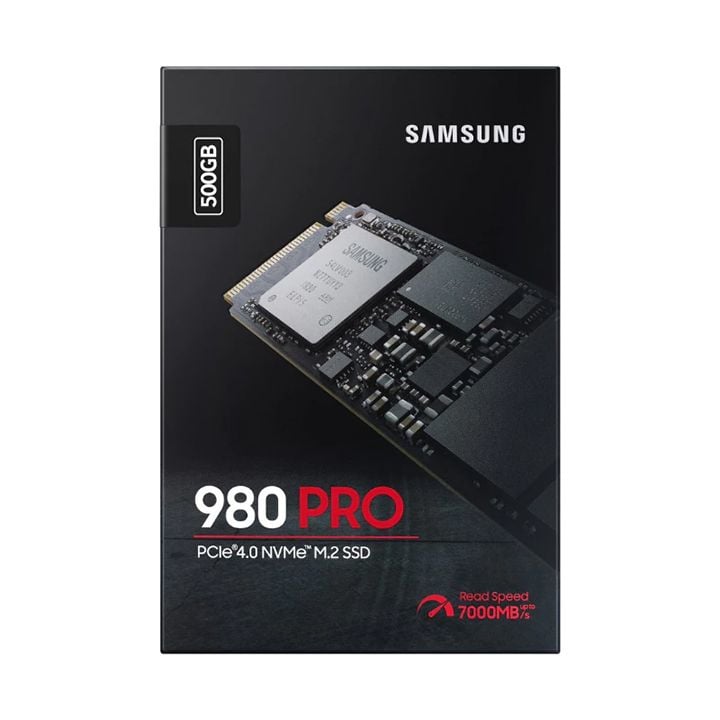 SSD Samsung 980 Pro 500GB PCIe Gen 4.0 x4 NVMe V-NAND M.2 2280 MZ-V8P500BW