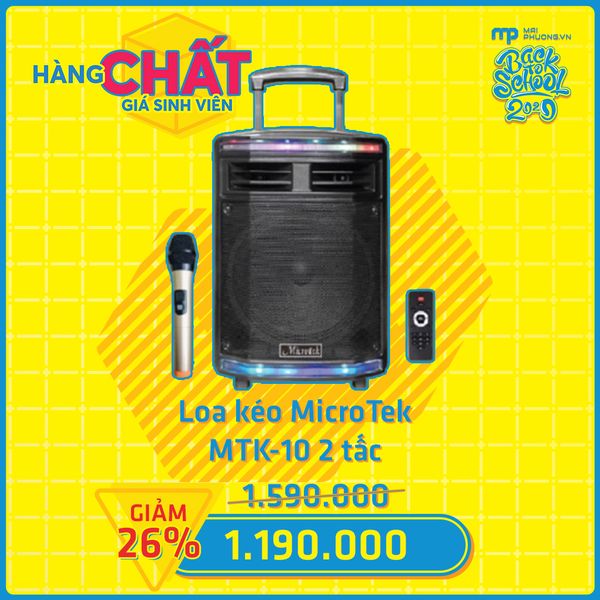 Loa kéo Microtek MTK-10 2 tấc