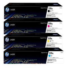 HP 119A Blk/Cyn/Ylw/Mgn Original Laser Toner Crtg
