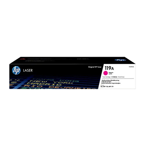 HP 119A Blk/Cyn/Ylw/Mgn Original Laser Toner Crtg