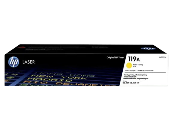 HP 119A Blk/Cyn/Ylw/Mgn Original Laser Toner Crtg