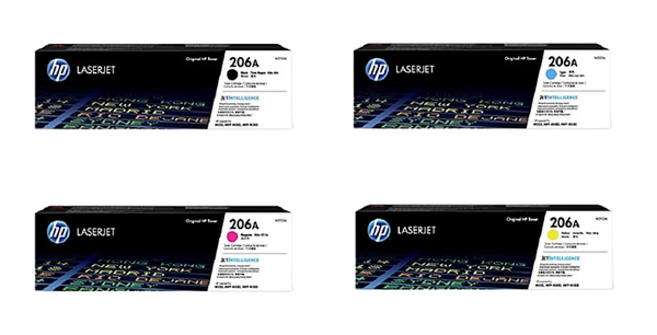 HP 206A Blk/Cyn/Ylw/Mgn Original LaserJet Toner Crtg