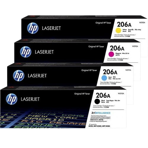 HP 206A Blk/Cyn/Ylw/Mgn Original LaserJet Toner Crtg