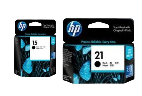 HP 15/25 Black Ink Cartridge