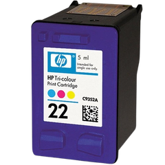 HP 22 Tri-color Ink Cartridge