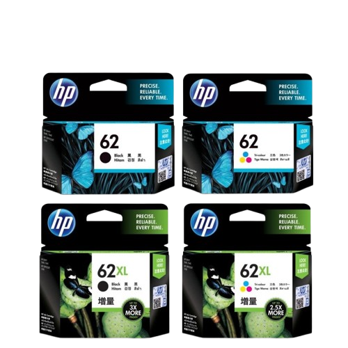 HP 62/62XL/  Black/ Tri-color Ink Cartridge