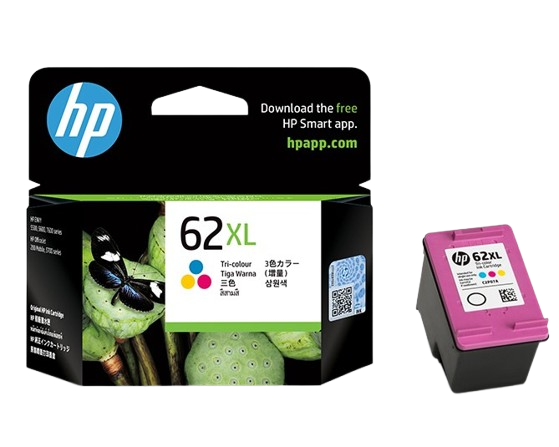 HP 62/62XL/  Black/ Tri-color Ink Cartridge