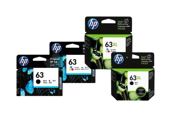 HP 63/63XL Tri-color/Black Ink Cartridge