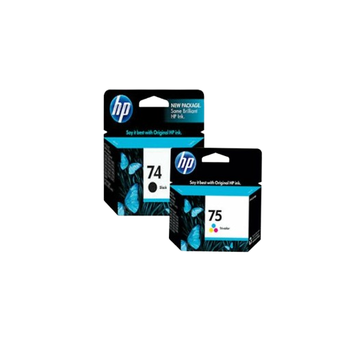 HP 74/75 Black/ Tricolor Inkjet Print Cartridge
