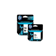 HP 74/75 Black/ Tricolor Inkjet Print Cartridge
