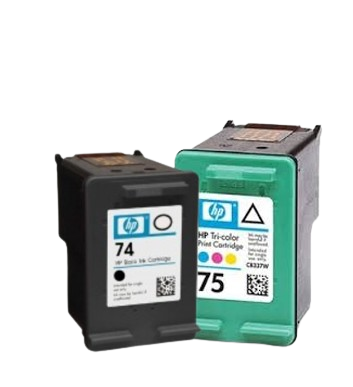 HP 74/75 Black/ Tricolor Inkjet Print Cartridge