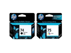 HP 74/75 Black/ Tricolor Inkjet Print Cartridge