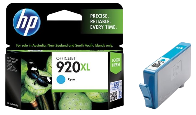 HP 920XL Cyan/  Magenta/ Yellow/ Black  Officejet Ink Cartridges