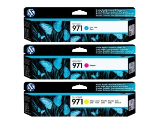 HP 971 Cyan/Magenta /  Yellow  Ink Cartridge