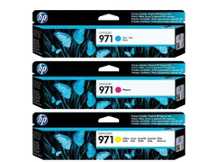 HP 971 Cyan/Magenta /  Yellow  Ink Cartridge