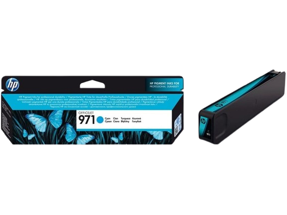 HP 971 Cyan/Magenta /  Yellow  Ink Cartridge