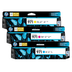 HP 971 Cyan/Magenta /  Yellow  Ink Cartridge