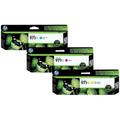 HP 971XL Cyan/Magenta/Yellow Ink Cartridge