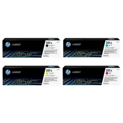 HP 201X Black/  Cyan/  Yellow/Magenta  LaserJet Toner Cartridge