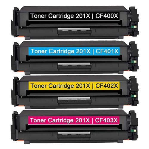 HP 201X Black/  Cyan/  Yellow/Magenta  LaserJet Toner Cartridge