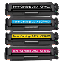 HP 201X Black/  Cyan/  Yellow/Magenta  LaserJet Toner Cartridge