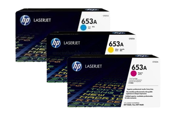 HP 653A Cyan/ Yellow/  Magenta LaserJet Toner Cartridge