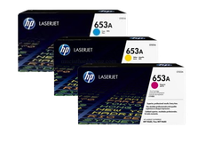 HP 653A Cyan/ Yellow/  Magenta LaserJet Toner Cartridge