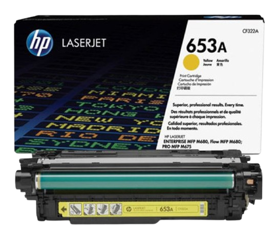 HP 653A Cyan/ Yellow/  Magenta LaserJet Toner Cartridge