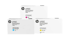 HP 654A Cyn/ Ylw/  Mgn Contract LJ Toner Cartridge