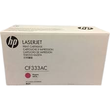 HP 654A Cyn/ Ylw/  Mgn Contract LJ Toner Cartridge