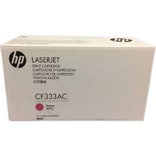 HP 654A Cyn/ Ylw/  Mgn Contract LJ Toner Cartridge