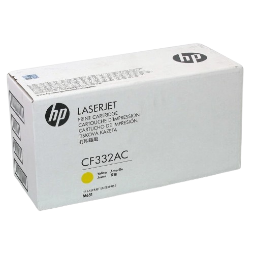 HP 654A Cyn/ Ylw/  Mgn Contract LJ Toner Cartridge