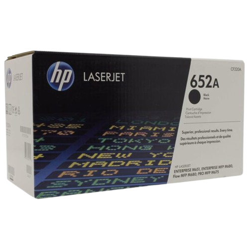 HP 652A Black LaserJet Toner Cartridge