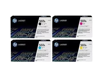 HP 507A Black/ Cyan/  Yellow/ Magenta LaserJet Toner Cartridge