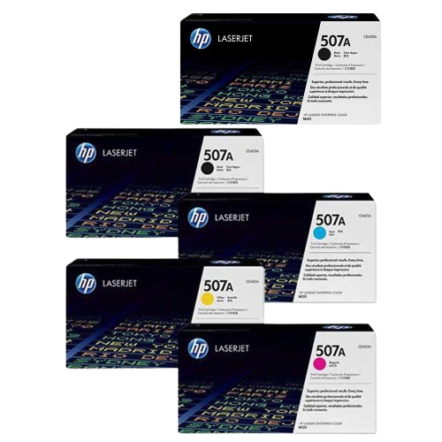 HP 507A Black/ Cyan/  Yellow/ Magenta LaserJet Toner Cartridge