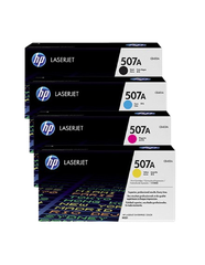 HP 507A Black/ Cyan/  Yellow/ Magenta LaserJet Toner Cartridge
