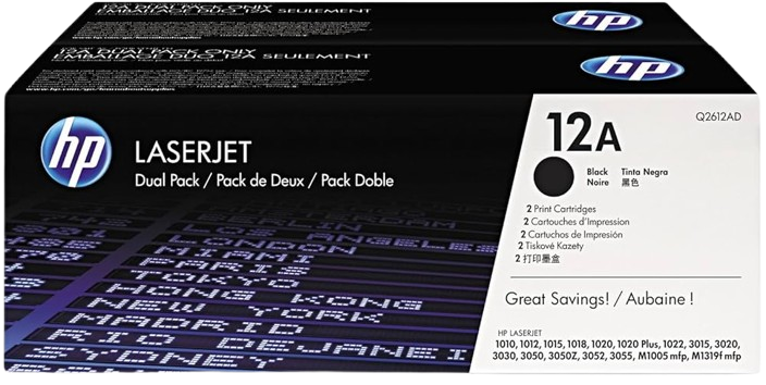 HP LaserJet 1000/3000 Crtg Dual Pack