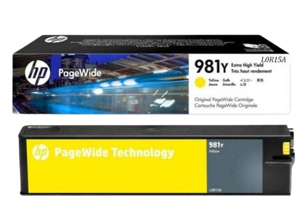 HP 981Y Cyan/ Magenta/  Yellow/  Black  Original PageWide Crtg