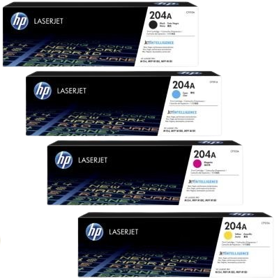 HP 204A Black/ Cyan/ Yellow/ Magenta LaserJet Toner Cartridge