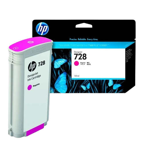 HP 728 130-ml Yellow/ Magenta/ Cyan Ink Crtg