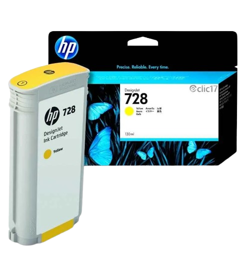 HP 728 130-ml Yellow/ Magenta/ Cyan Ink Crtg