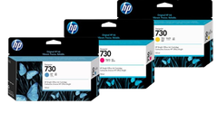 HP 730 300-ml Cyan/ Magenta / Yellow Ink Cartridge